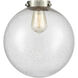 Downtown Urban Beacon 1 Light 10 inch Brushed Satin Nickel Mini Pendant Ceiling Light in Seedy